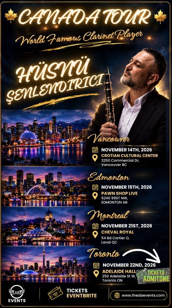 HUSNU SENLENDIRICI CANADA Tour 2026